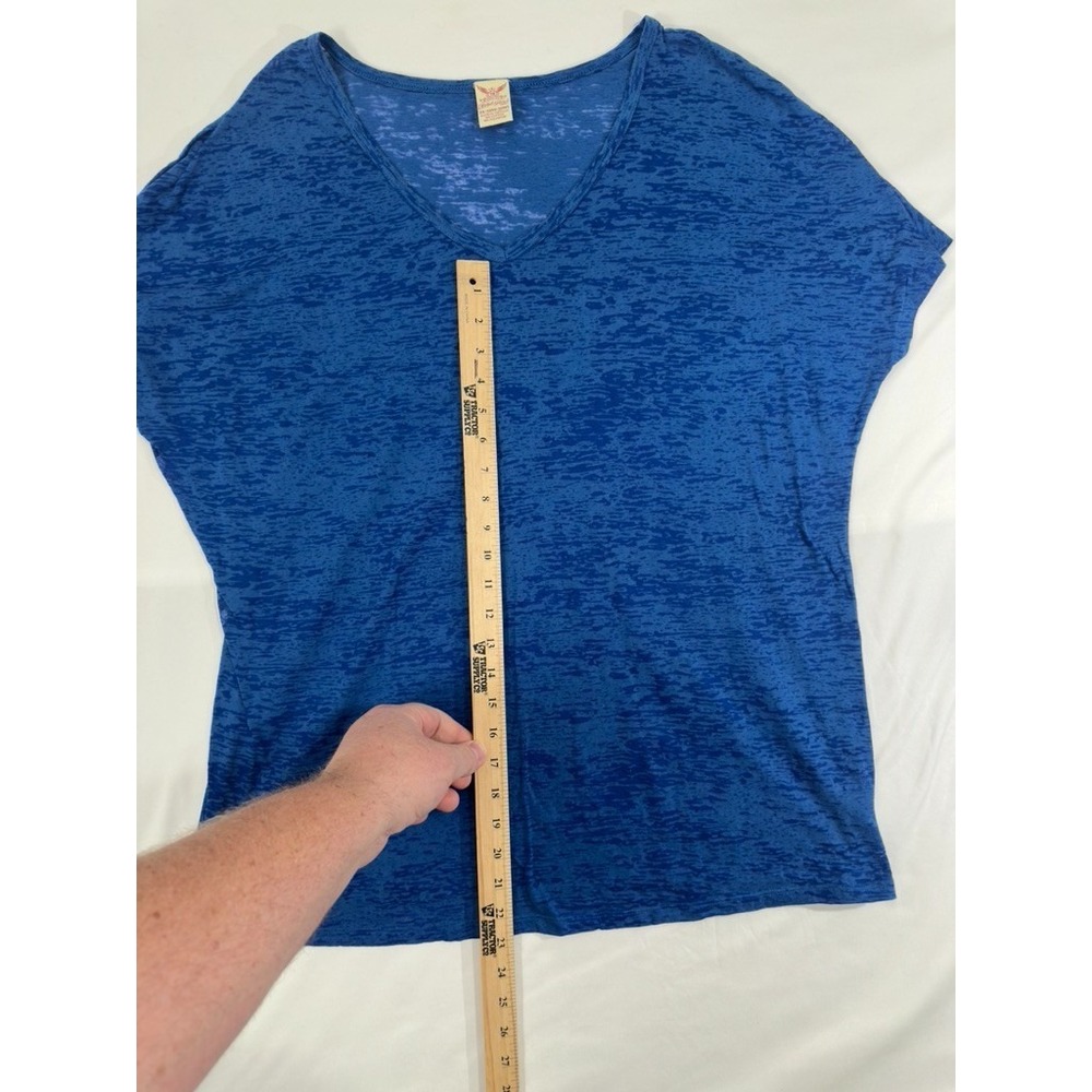 Faded Glory Women's Short Sleeve T-Shirt V-Neck Size 2XL 18w-20W - Picture 5 of 7